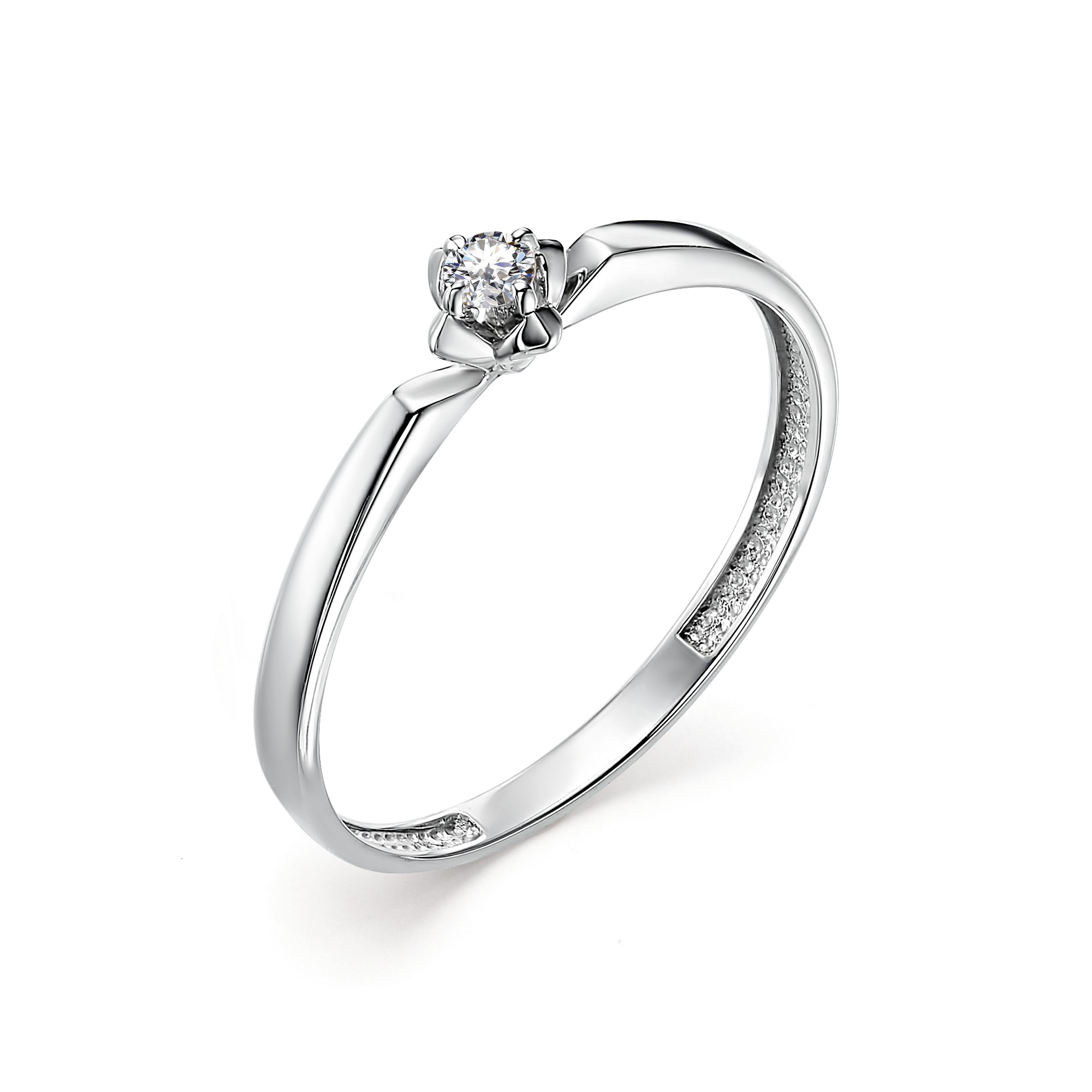 Кольцо, бриллиант, 12804-200