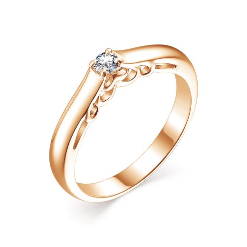 Кольцо, бриллиант, 13464-100