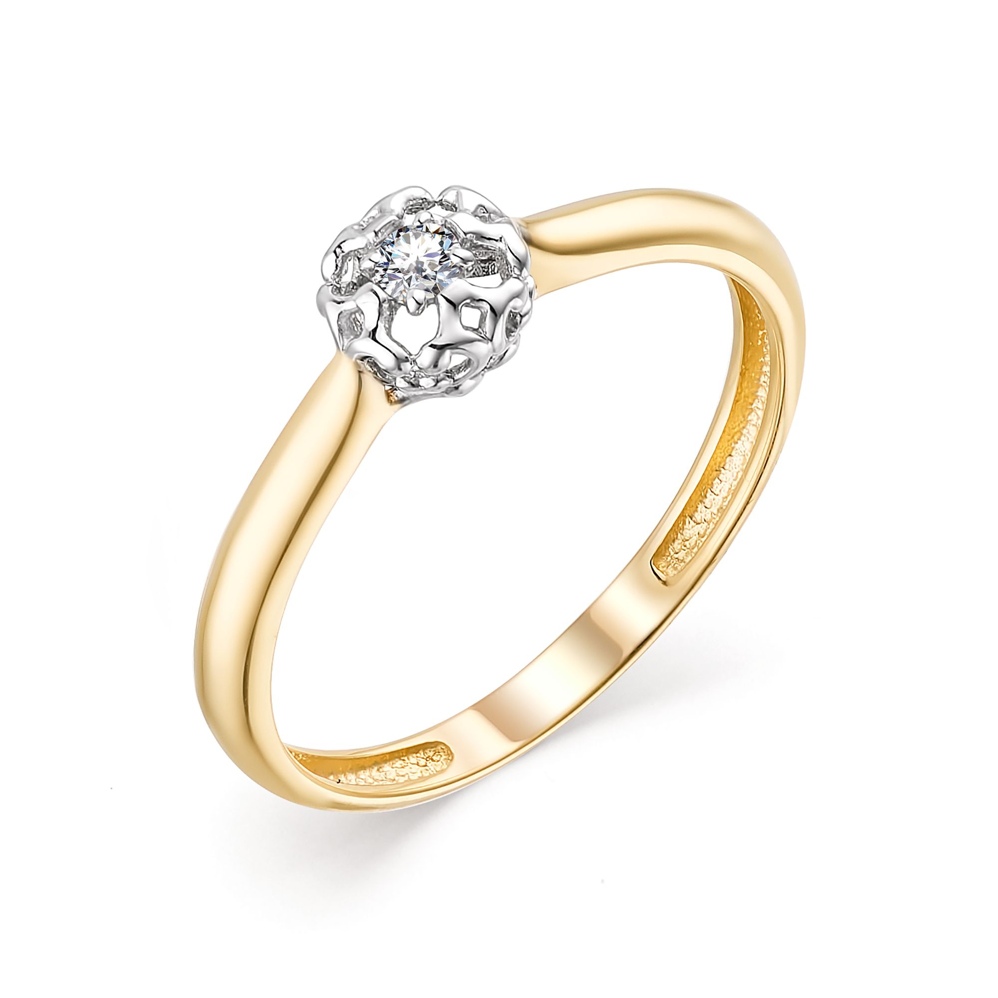 Кольцо, бриллиант, 13571-300
