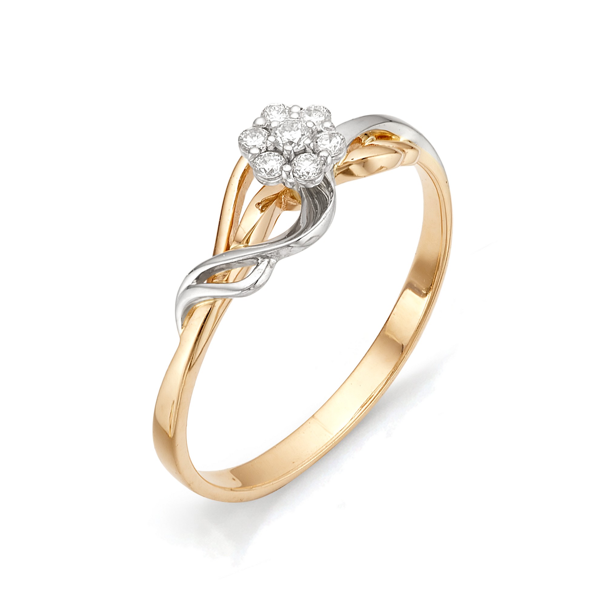 Кольцо, бриллиант, 11323-100