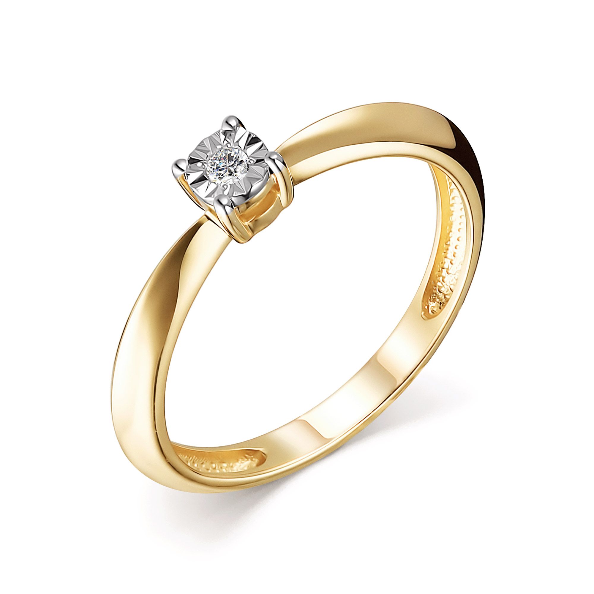 Кольцо, бриллиант, 14529-300