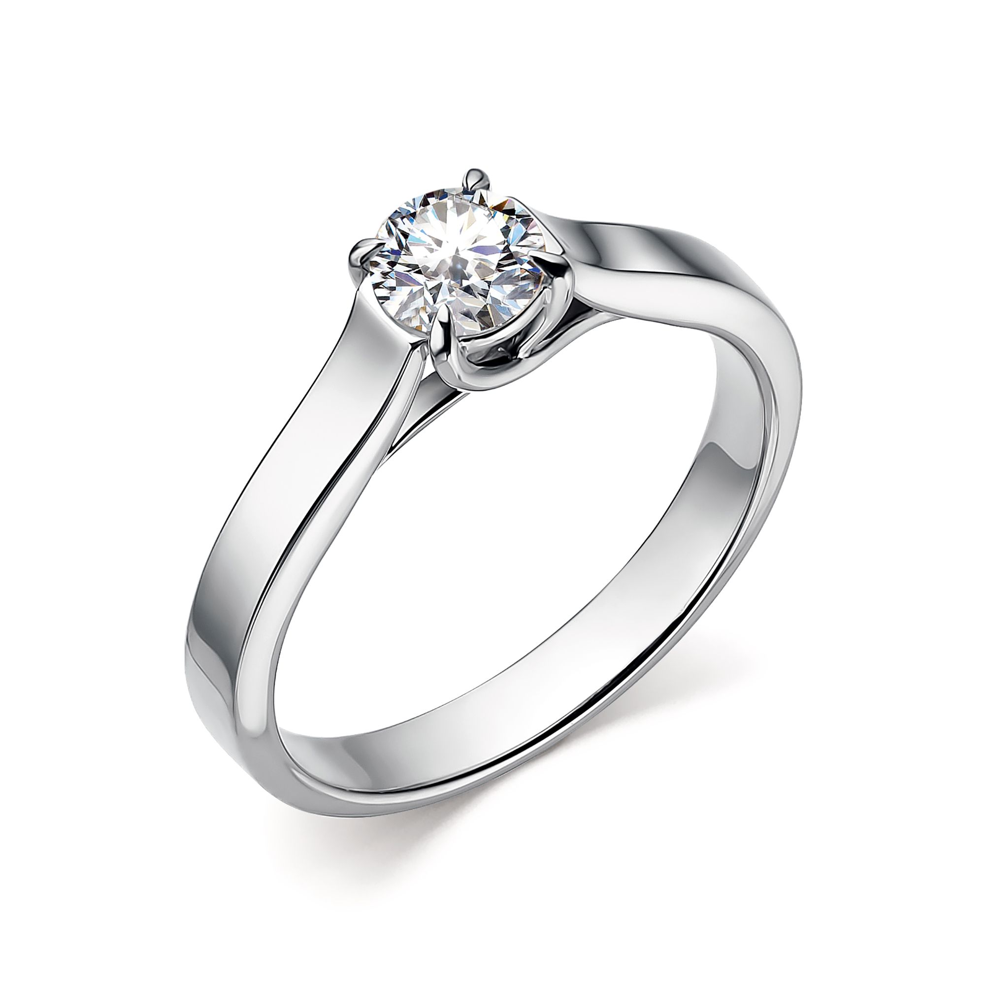 Кольцо, бриллиант, 14310-5Б6