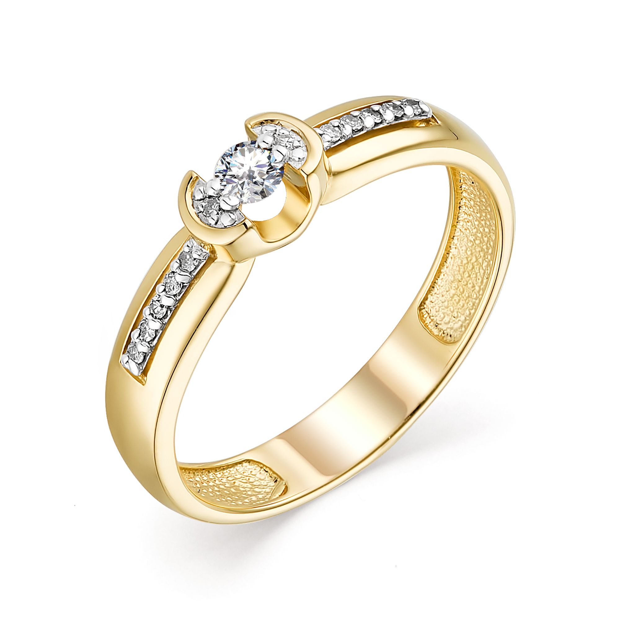 Кольцо, бриллиант, 13635-300