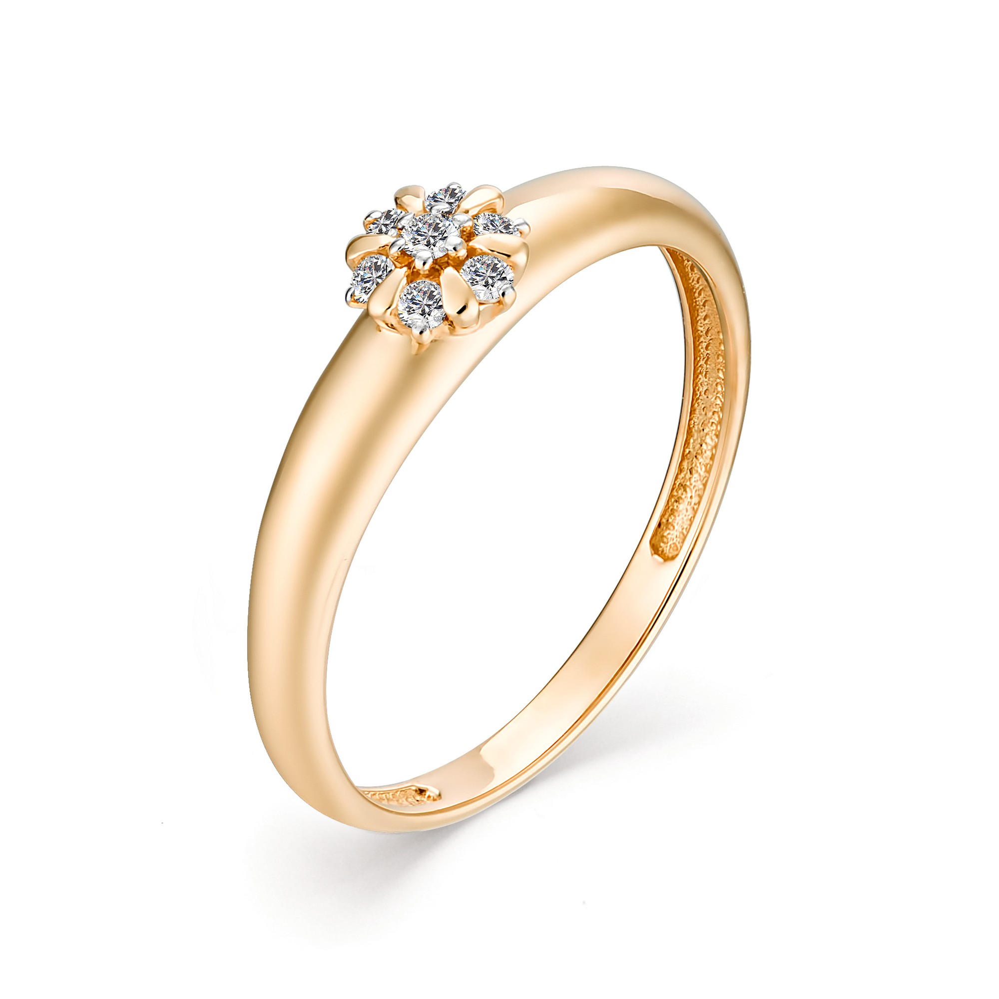 Кольцо, бриллиант, 13026-100