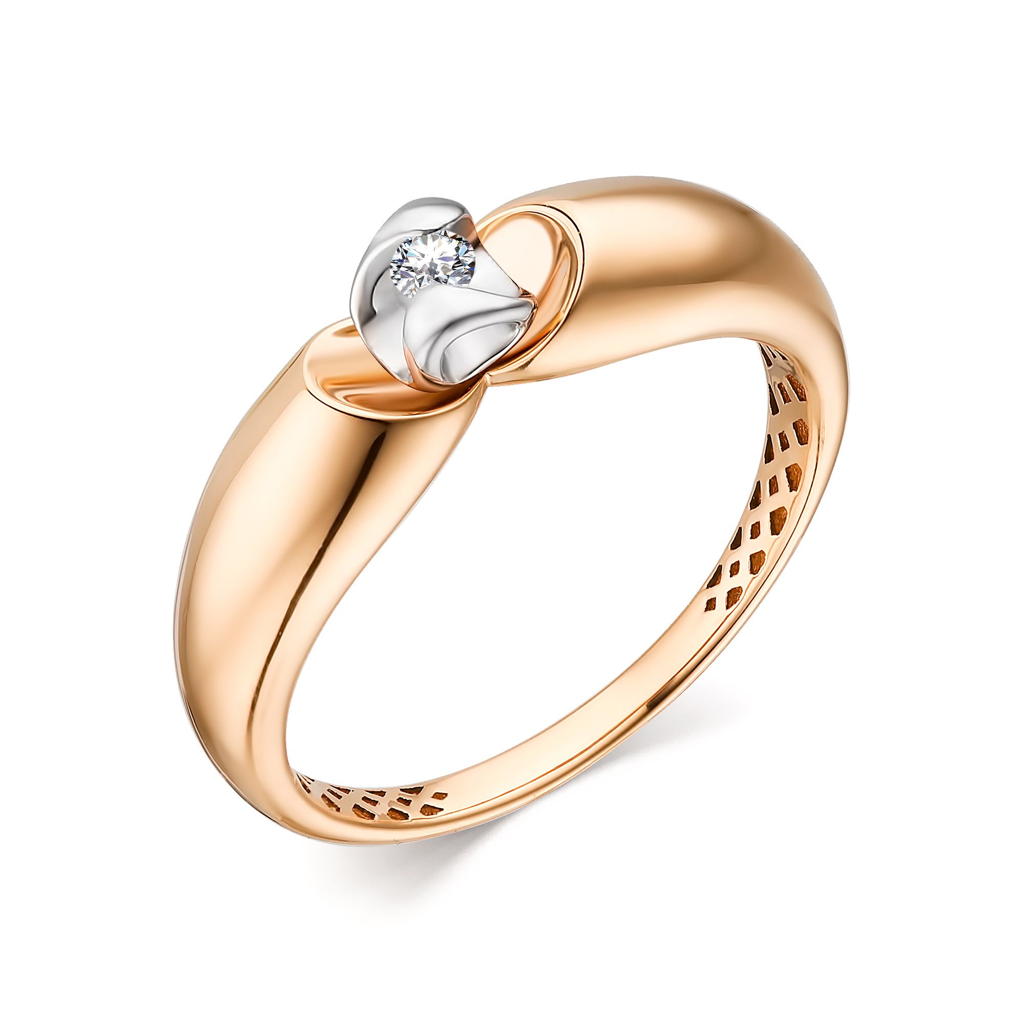 Кольцо, бриллиант, 13630-100