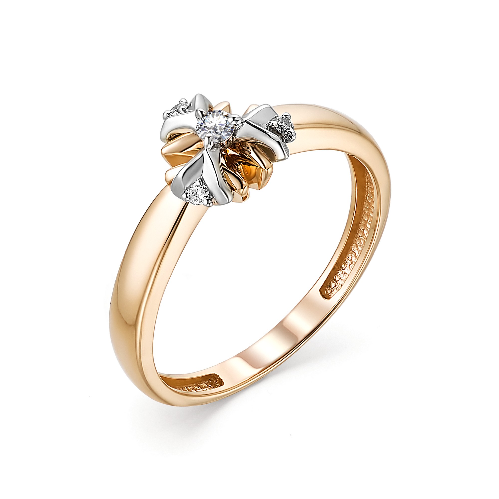 Кольцо, бриллиант, 13197-100