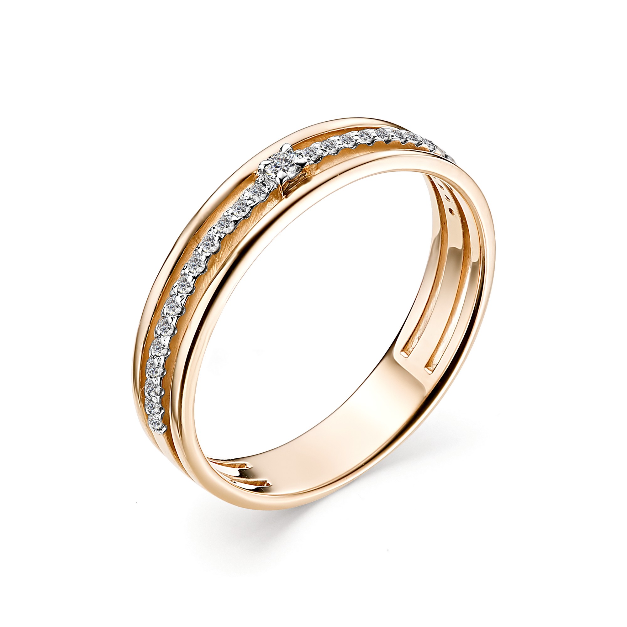 Кольцо, бриллиант, 12815-100