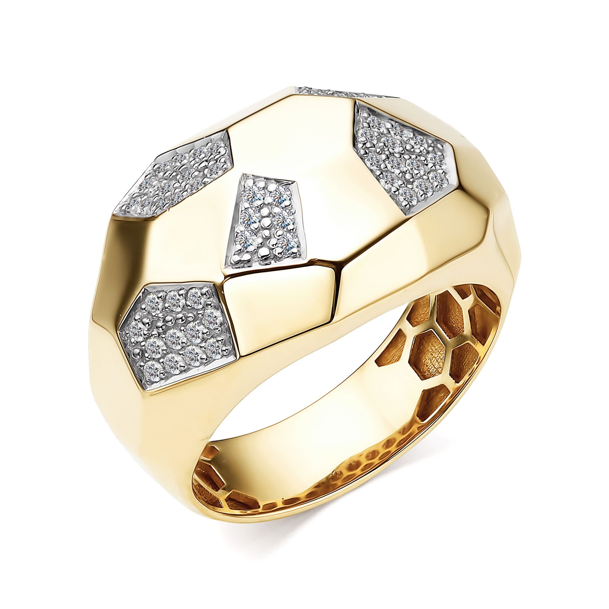 Кольцо, бриллиант, 14463-300
