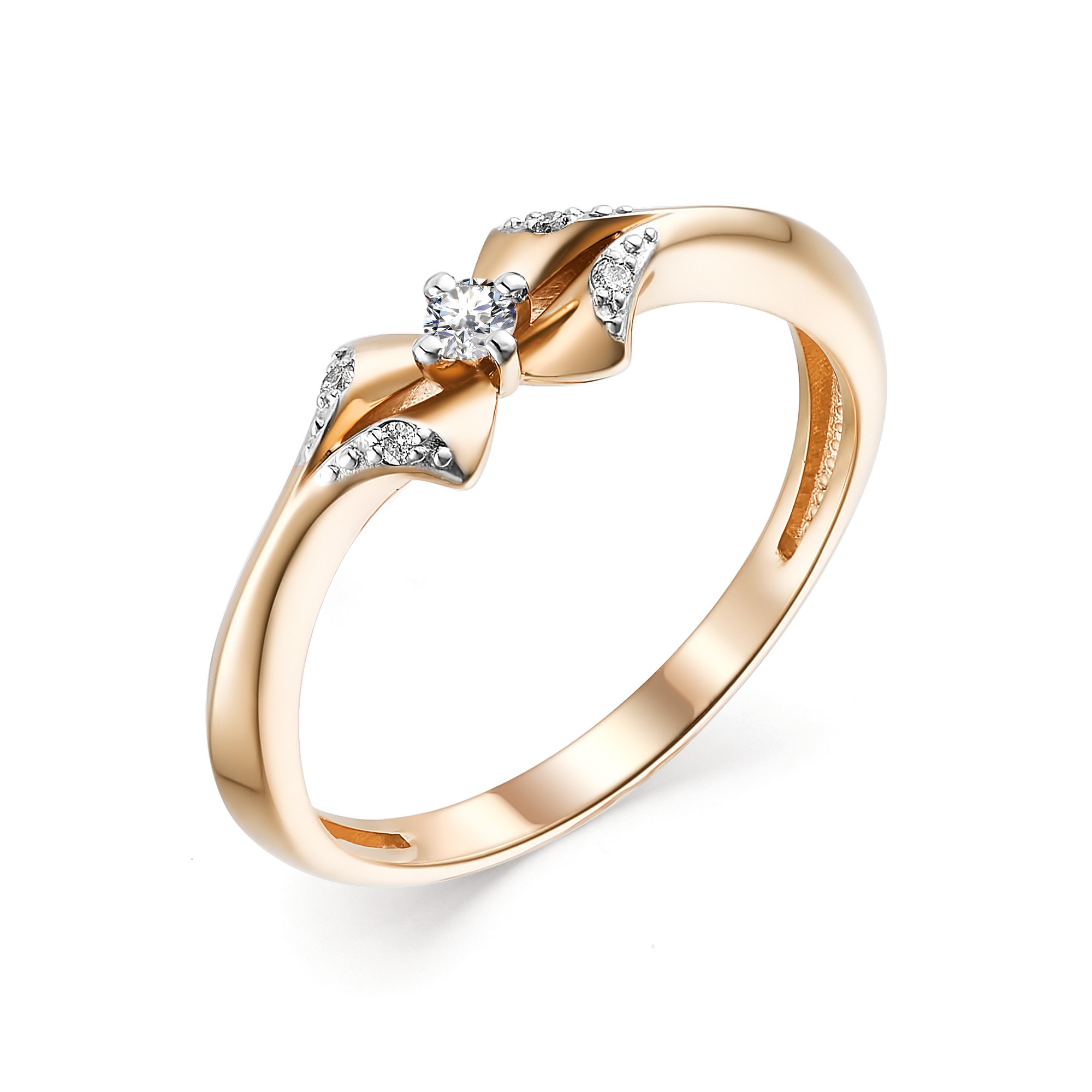 Кольцо, бриллиант, 13446-100