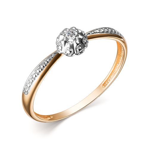 Кольцо, бриллиант, 14872-100
