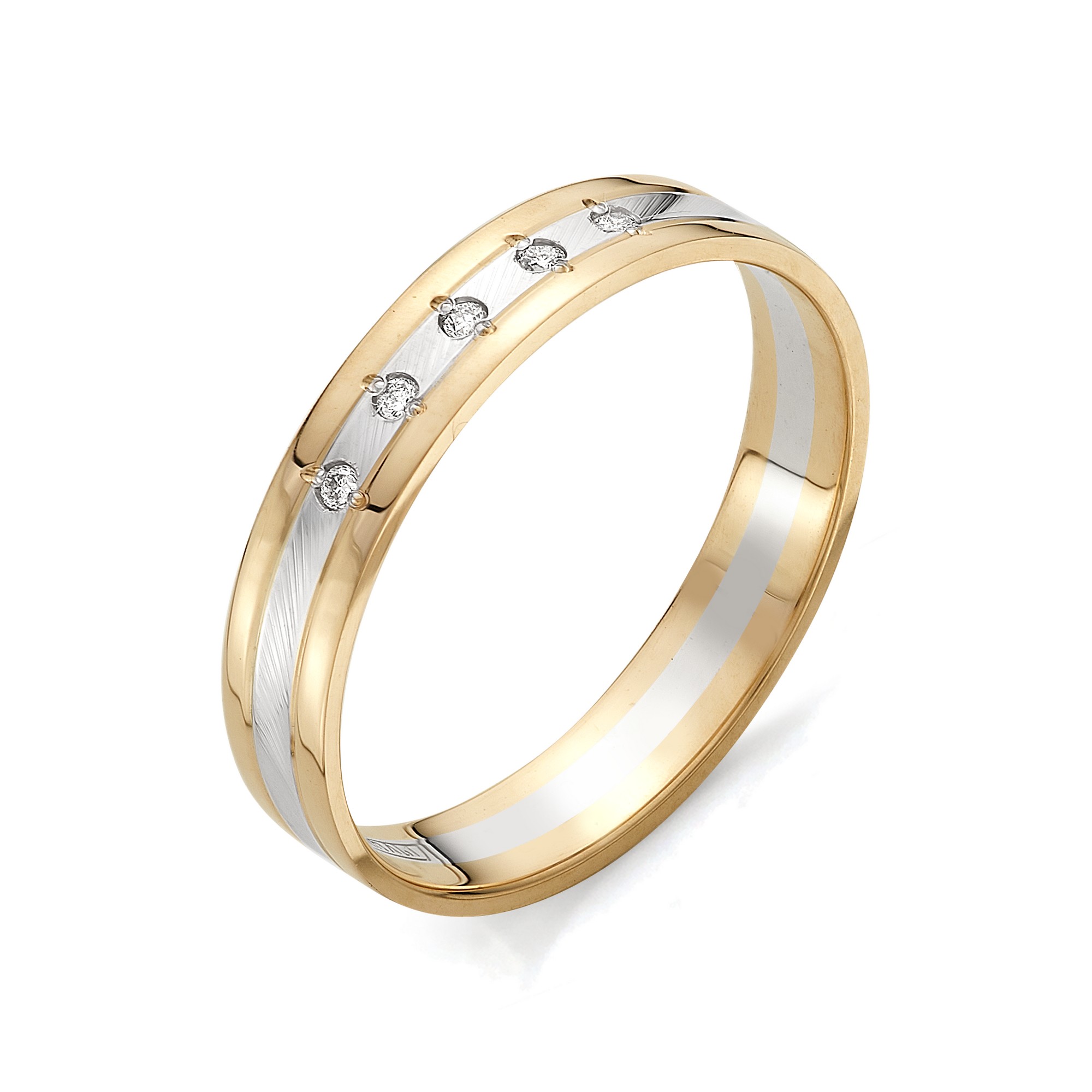 Кольцо, бриллиант, 12376-100