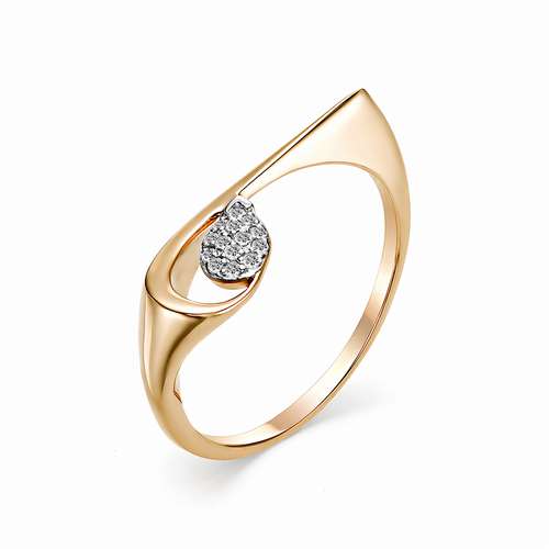 Кольцо, бриллиант, 12737-100