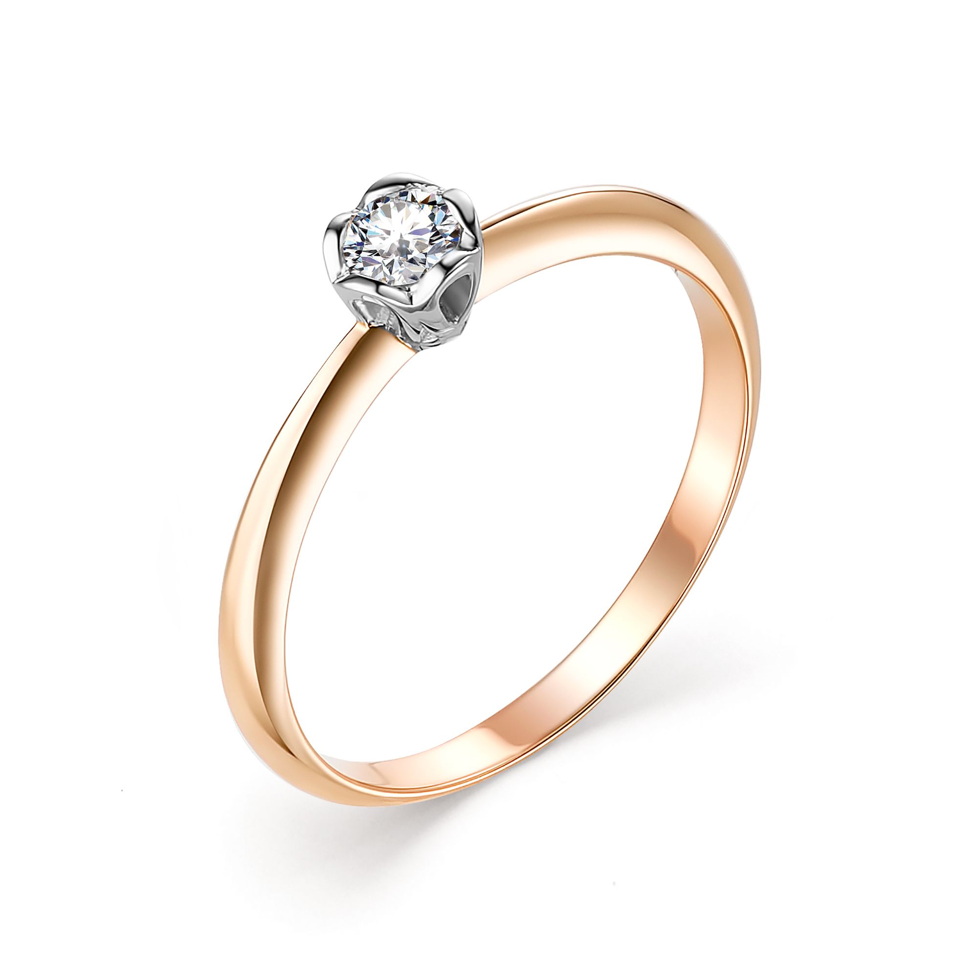 Кольцо, бриллиант, 13371-700