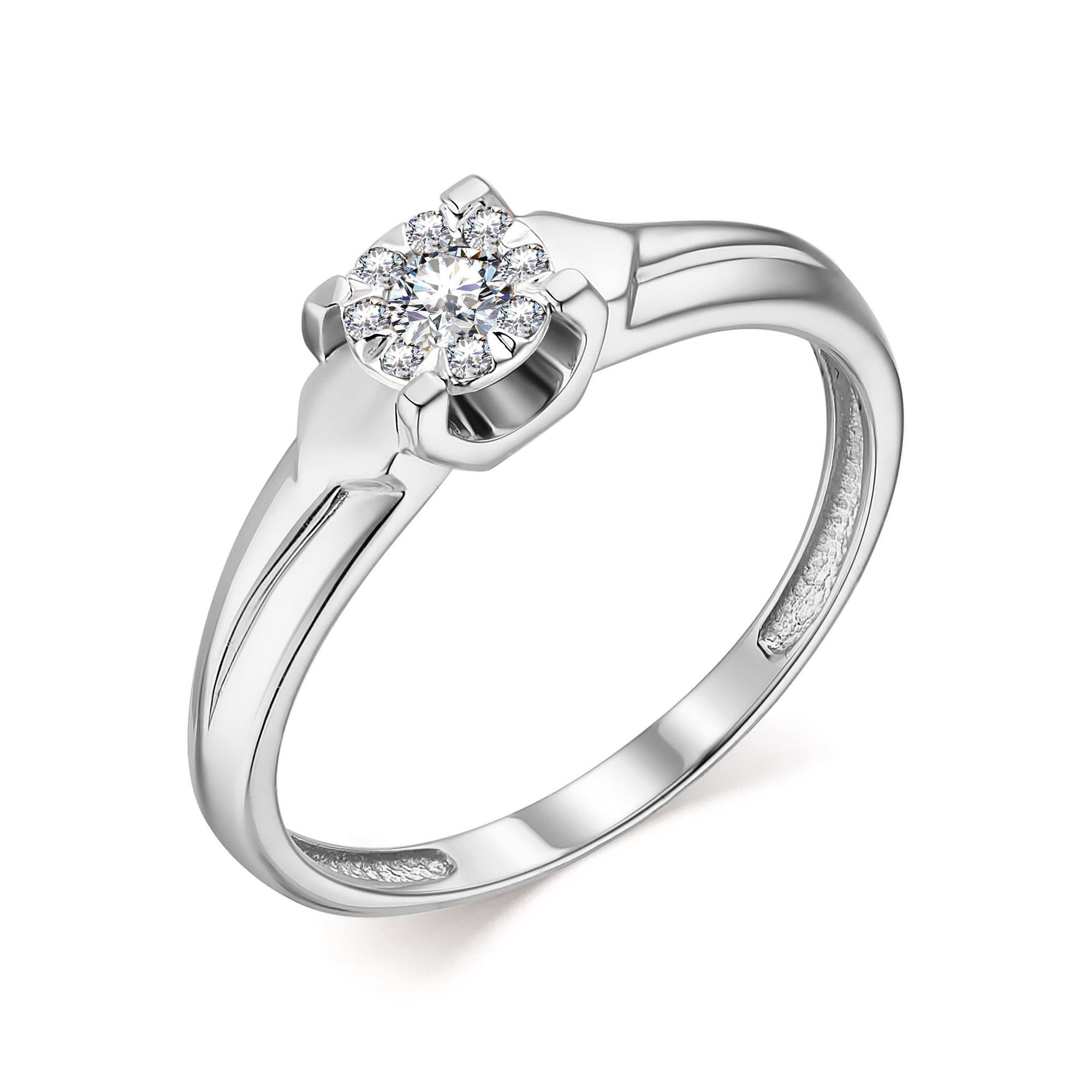 Кольцо, бриллиант, 13715-200