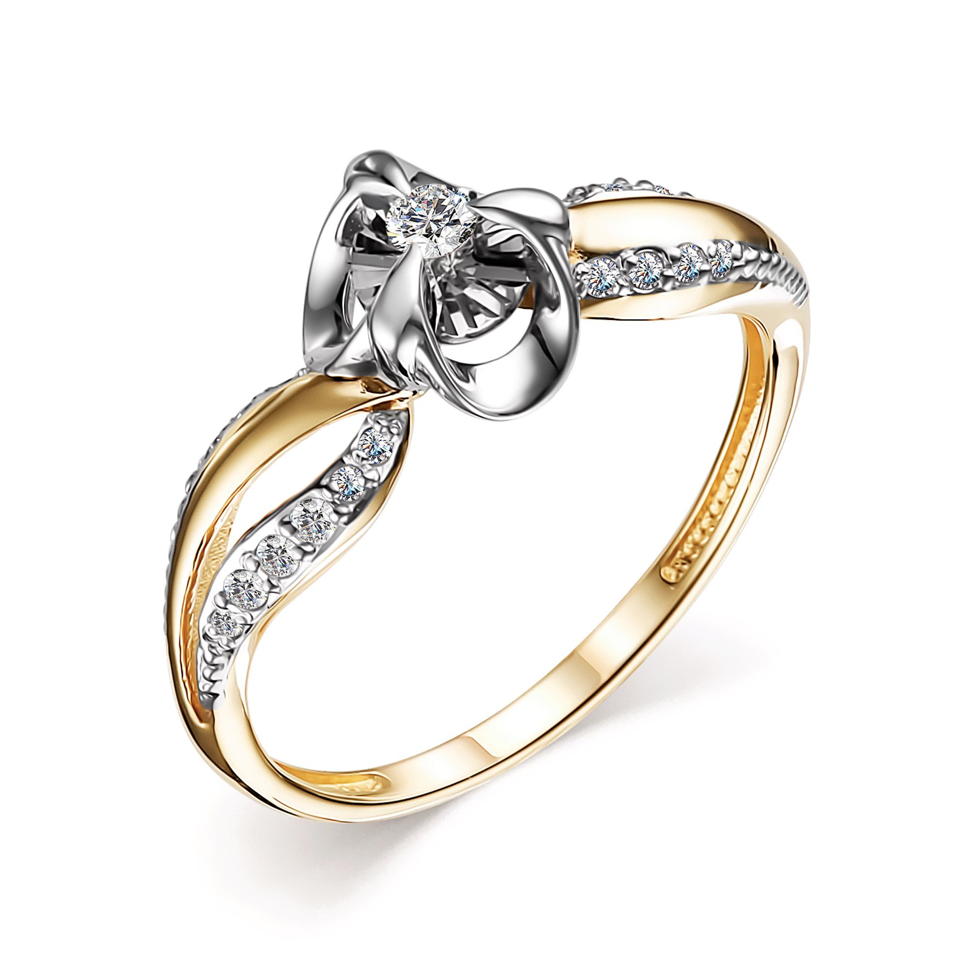 Кольцо, бриллиант, 14495-300