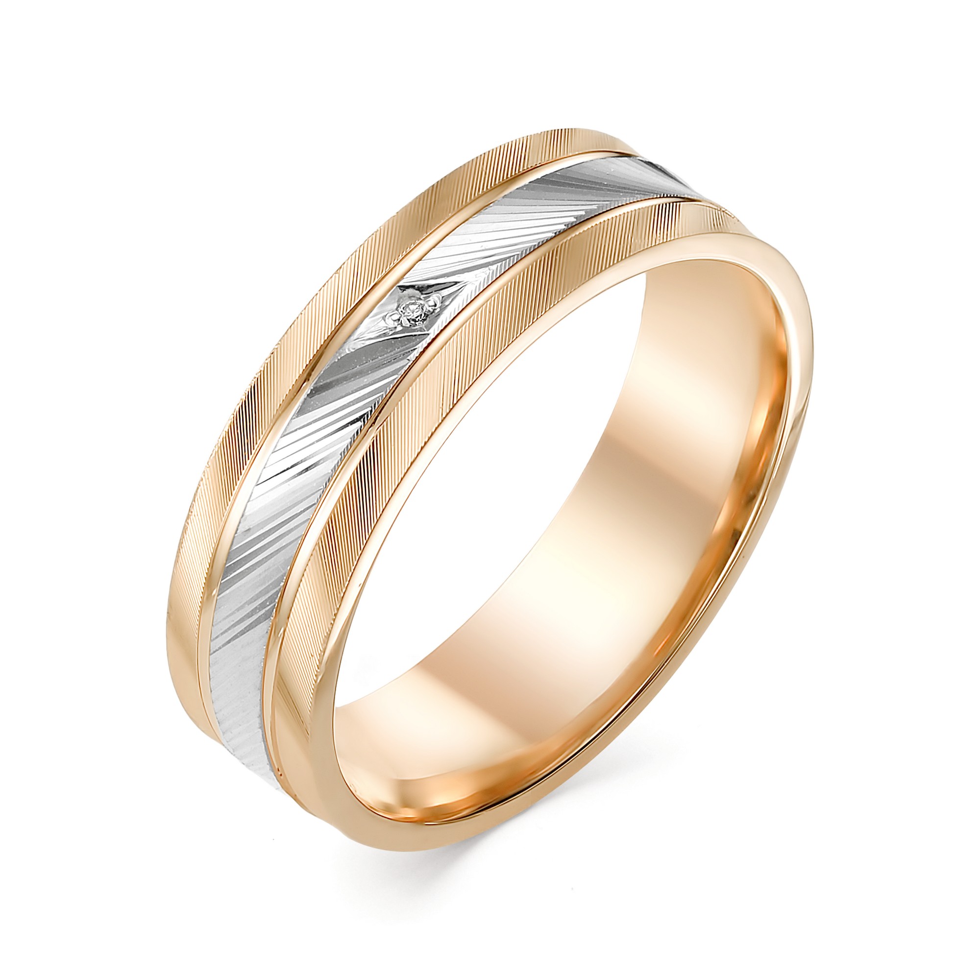 Кольцо, бриллиант, 12598-100
