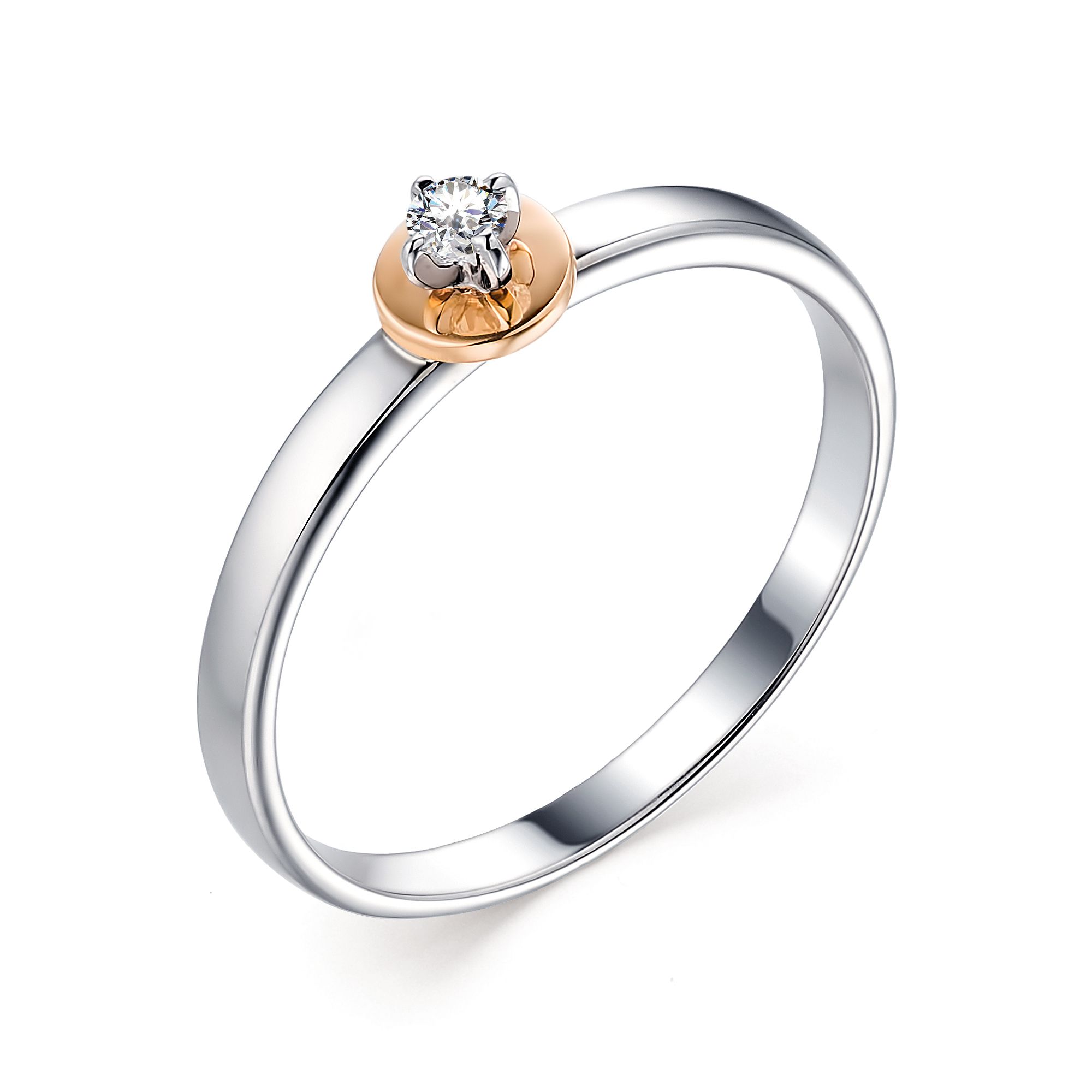 Кольцо, бриллиант, 13187-200