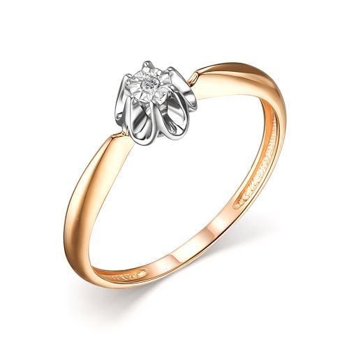 Кольцо, бриллиант, 14367-100