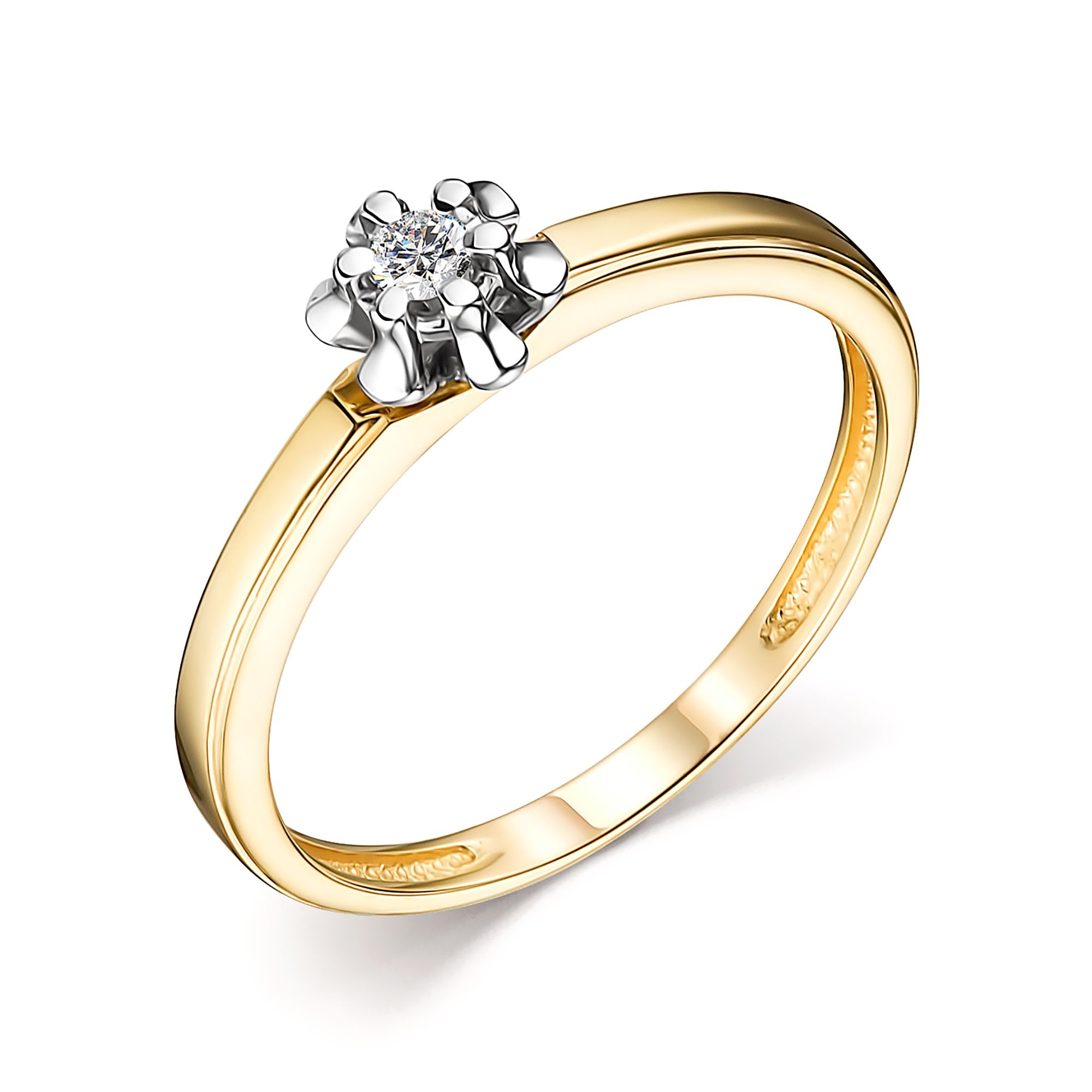 Кольцо, бриллиант, 14490-300