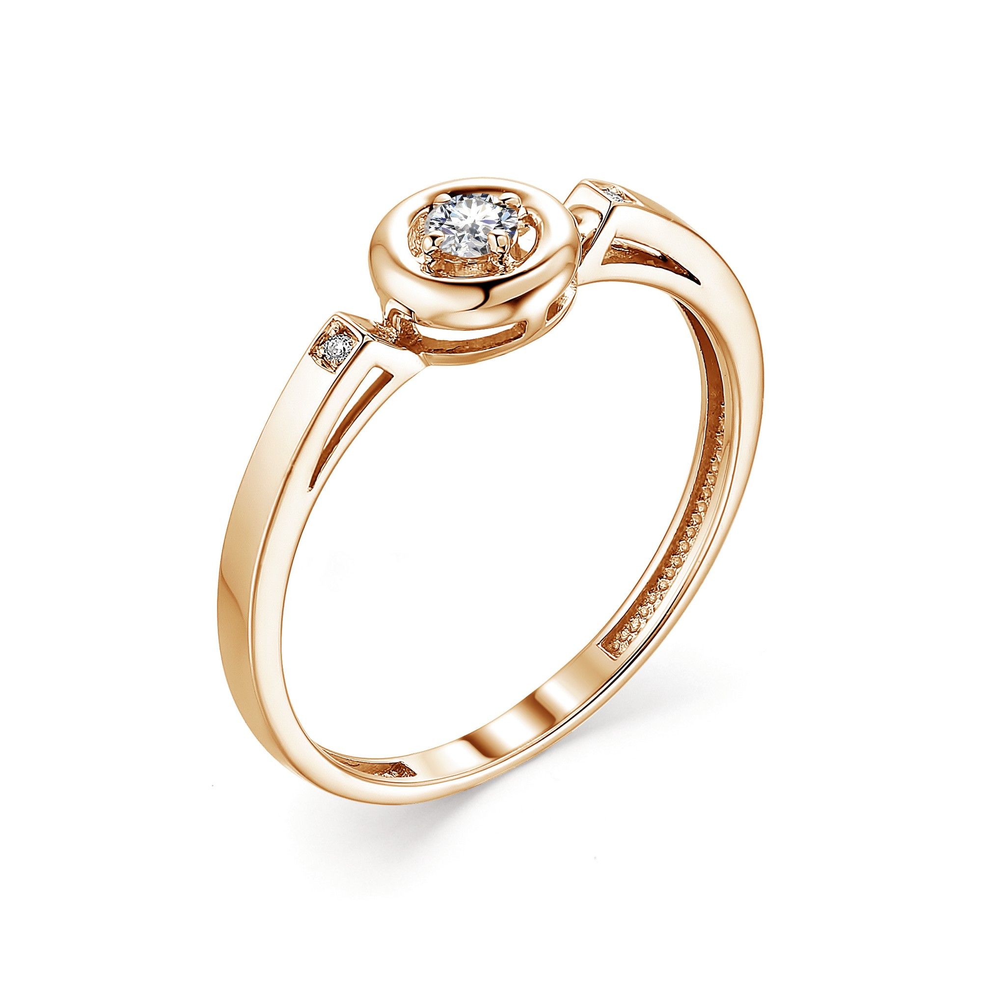 Кольцо, бриллиант, 13331-100
