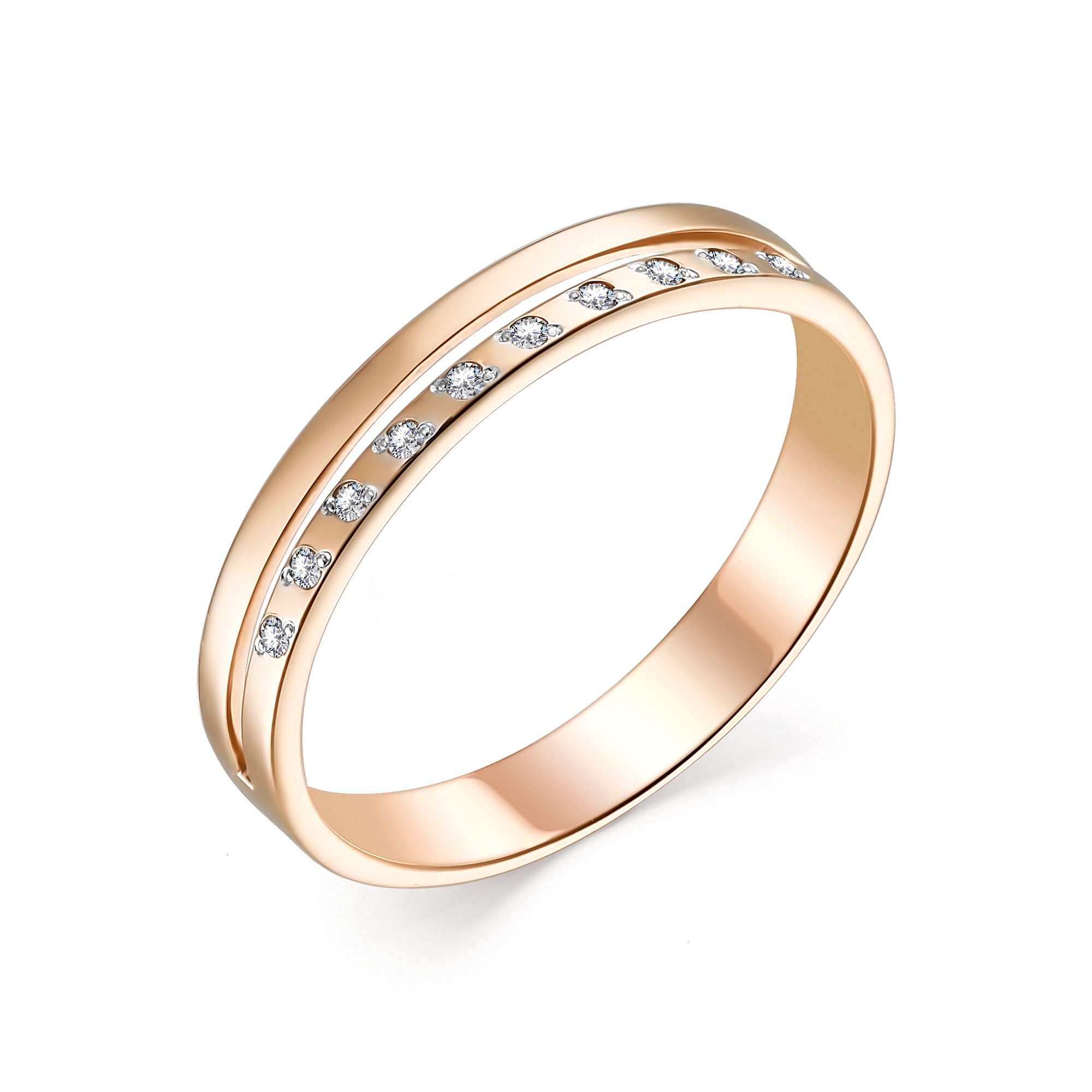 Кольцо, бриллиант, 13459-100