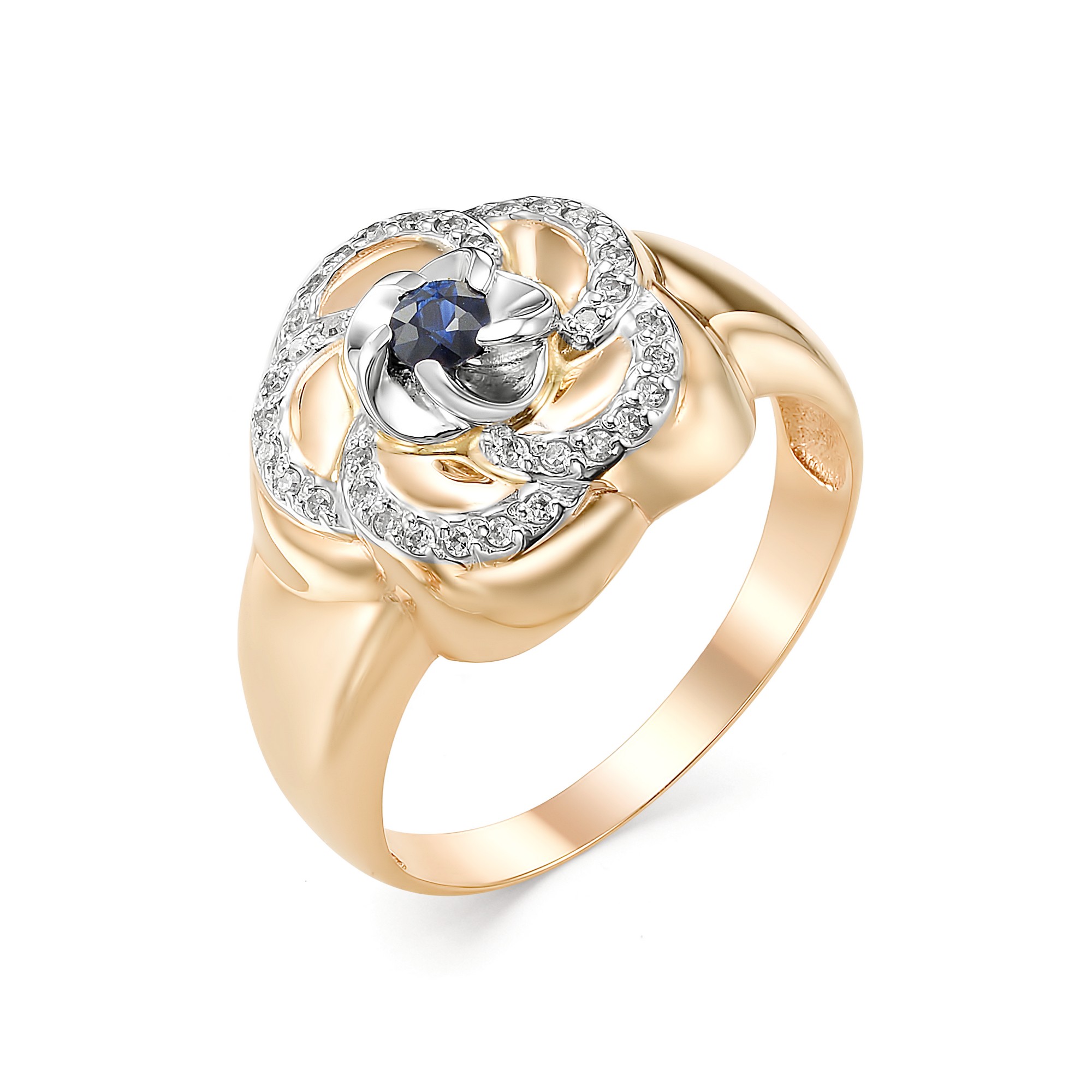 Кольцо, бриллиант, 12558-102
