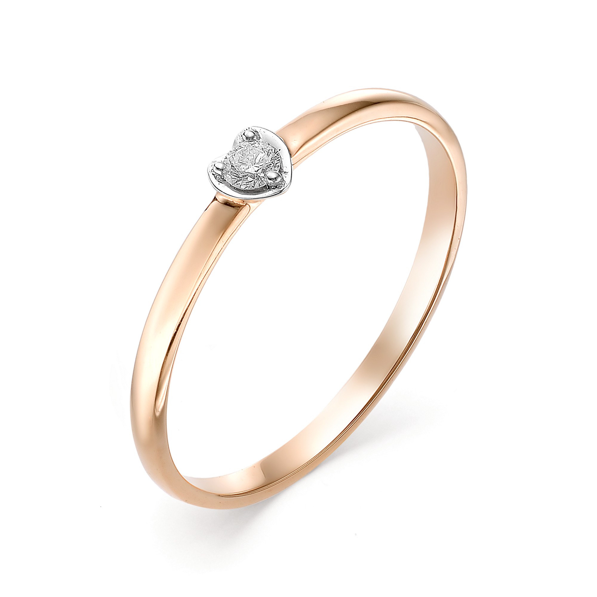 Кольцо, бриллиант, 12415-100
