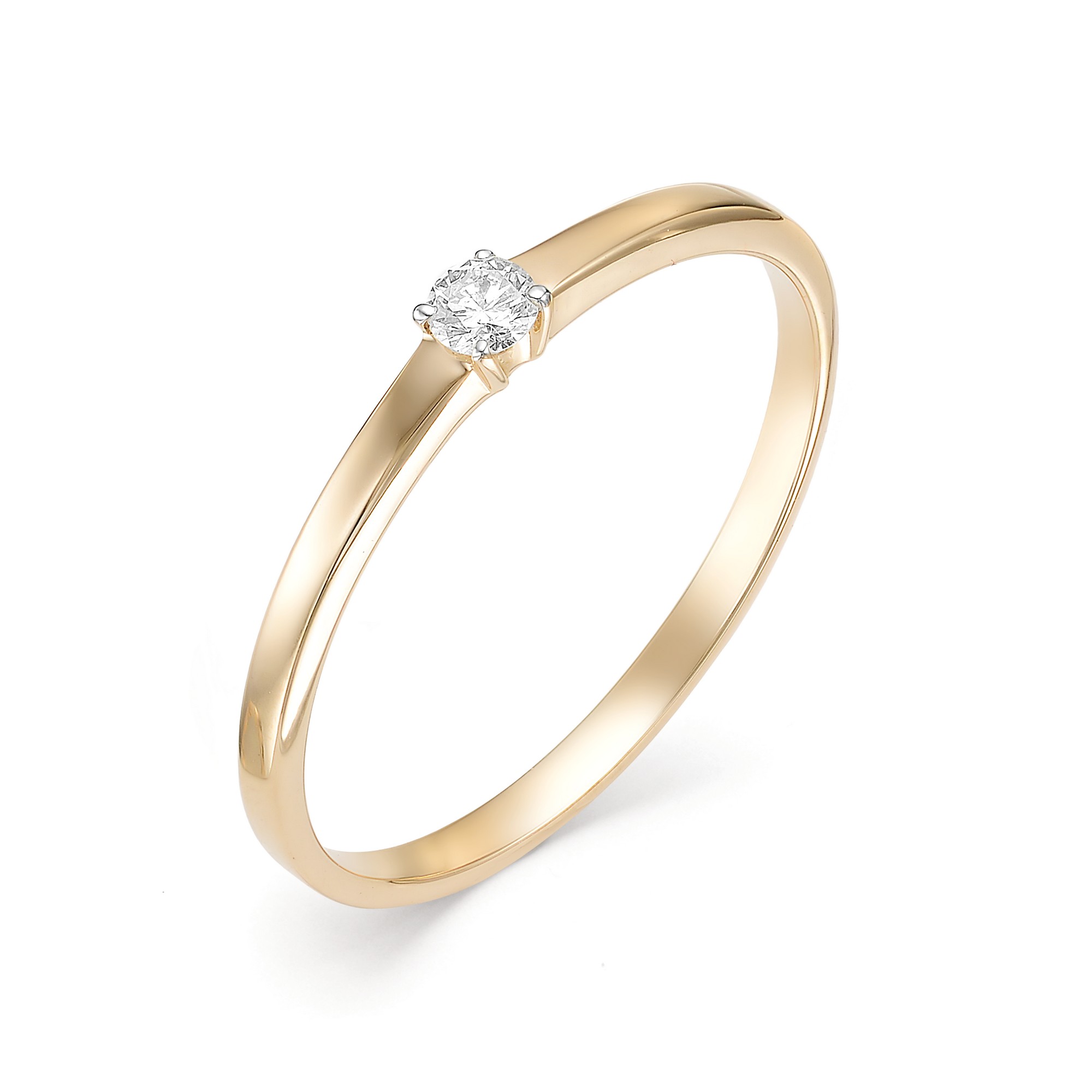 Кольцо, бриллиант, 12416-100