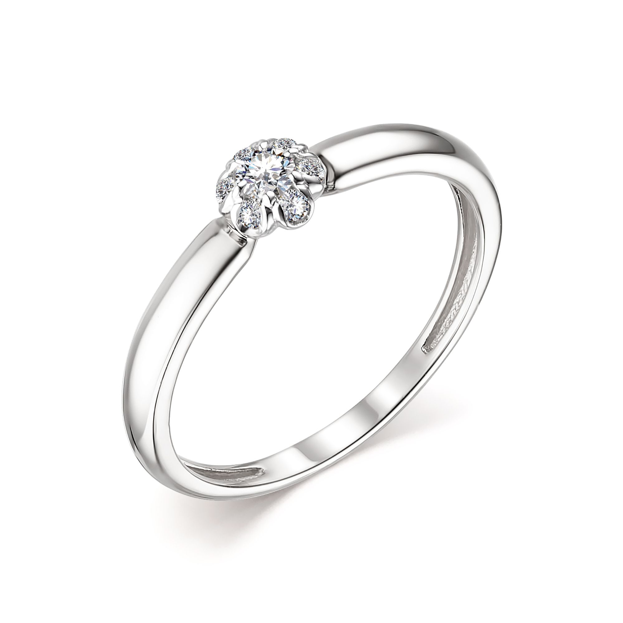 Кольцо, бриллиант, 13787-200