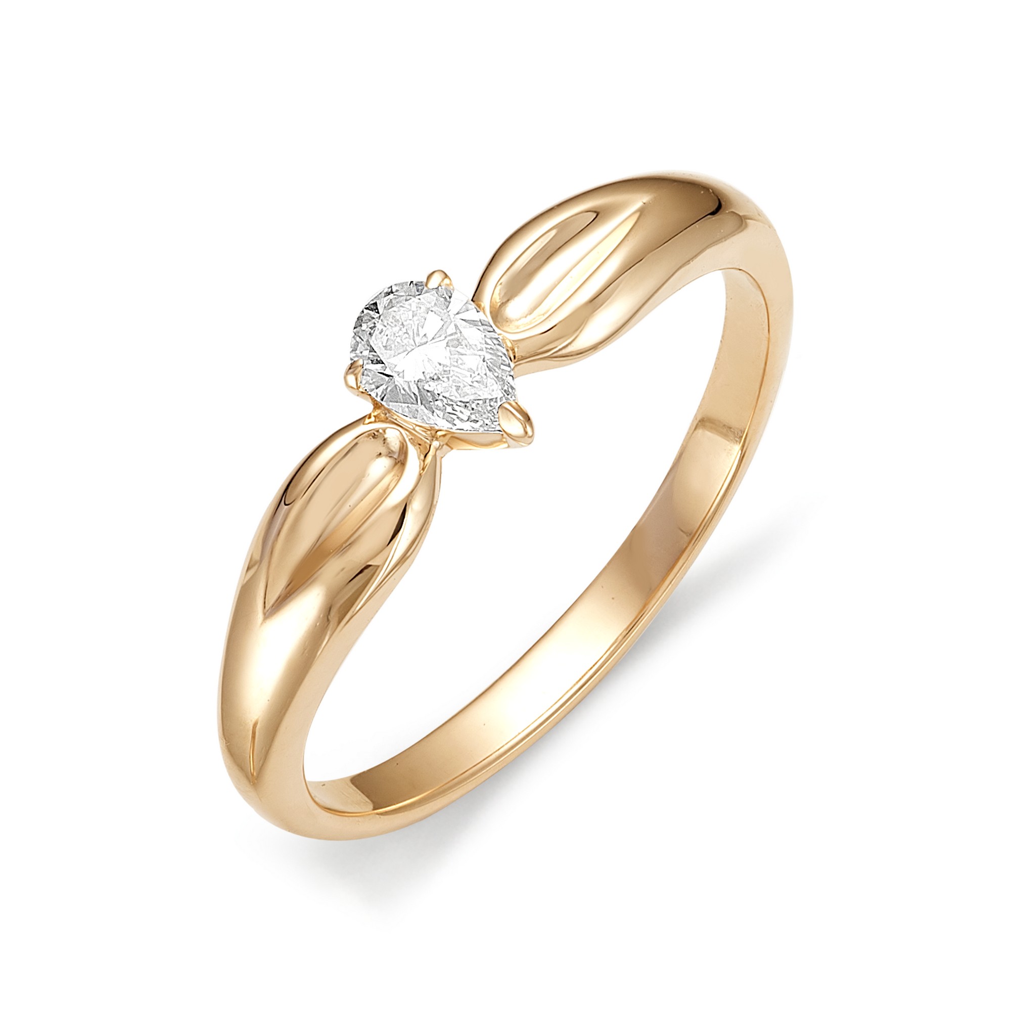Кольцо, бриллиант, 11400-100