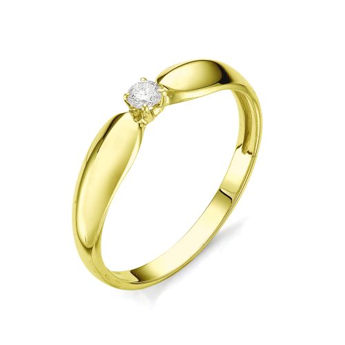 Кольцо, бриллиант, 12059-300