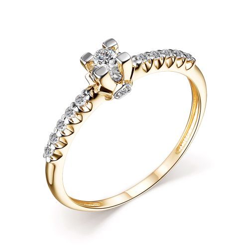 Кольцо, бриллиант, 14273-300