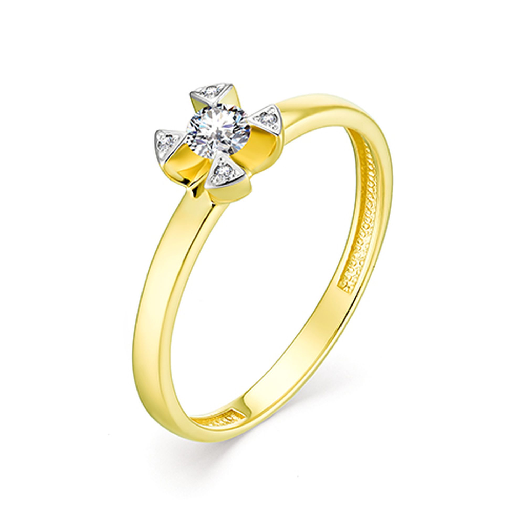 Кольцо, бриллиант, 13029-300