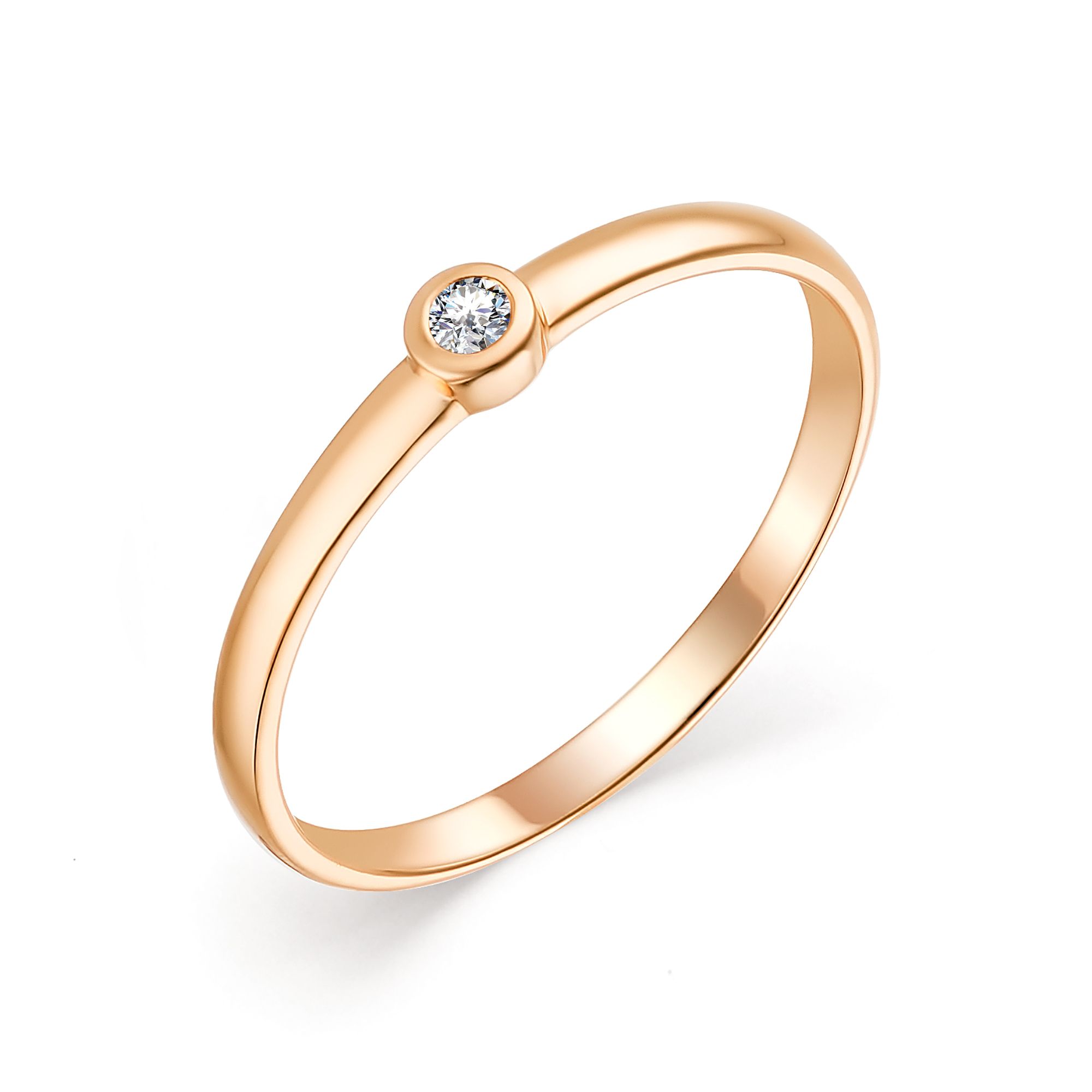 Кольцо, бриллиант, 12922-100
