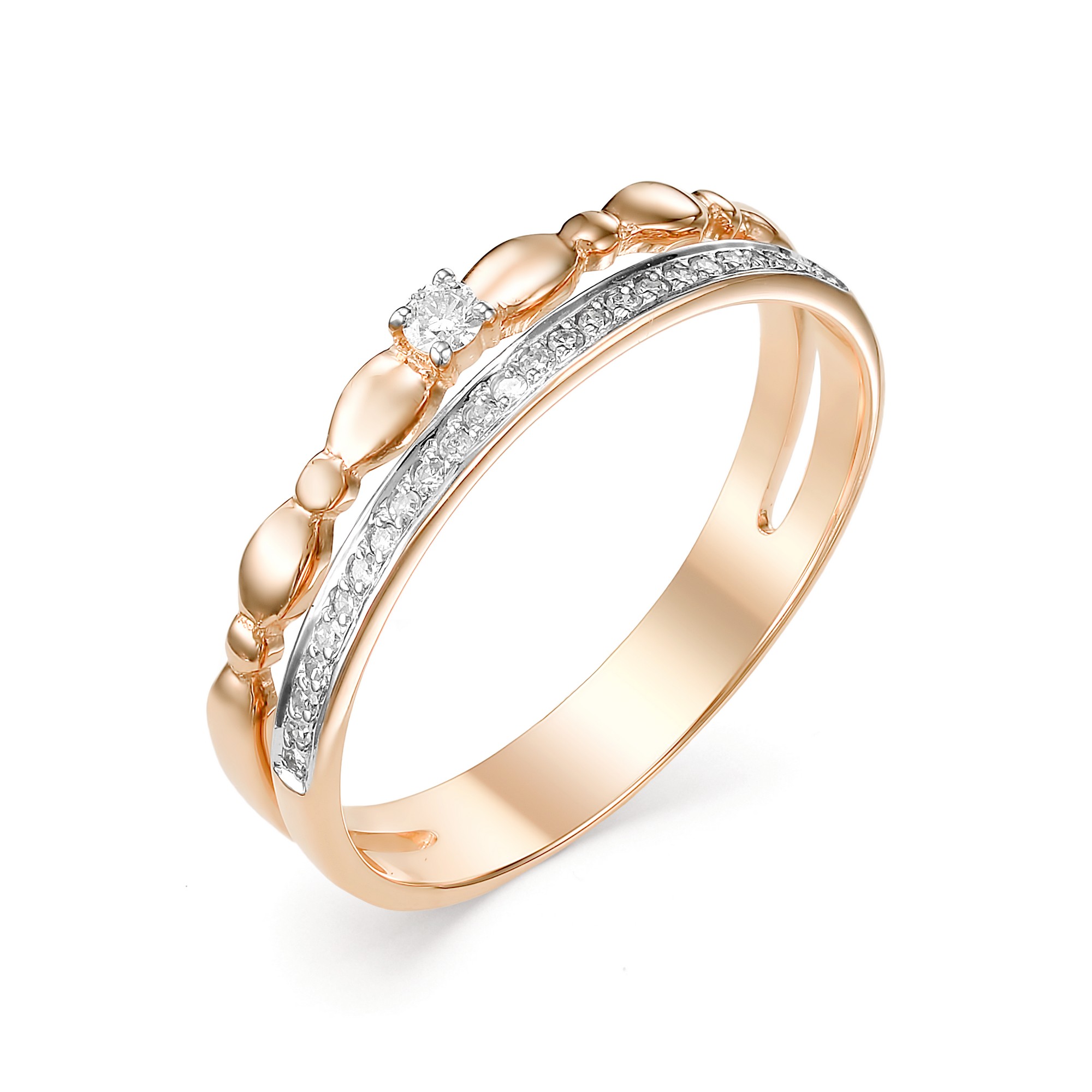 Кольцо, бриллиант, 12590-100